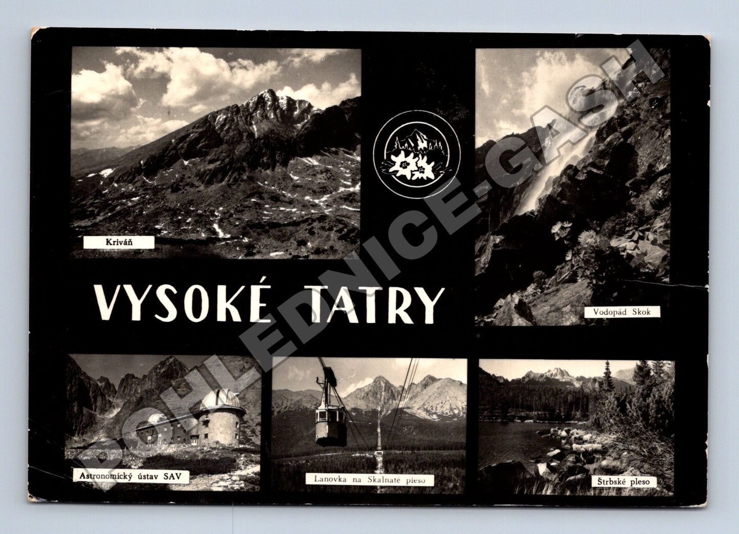 Pohlednice Slovensko Vysoké Tatry 1954 (M35838)