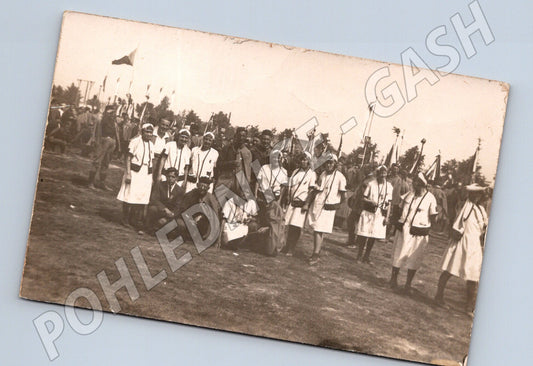 Postcard Sokol Festival historical motif (M3584)