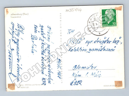 Pohlednice Německo Schwarzburg Trippsteinblick 1967 (M35844)