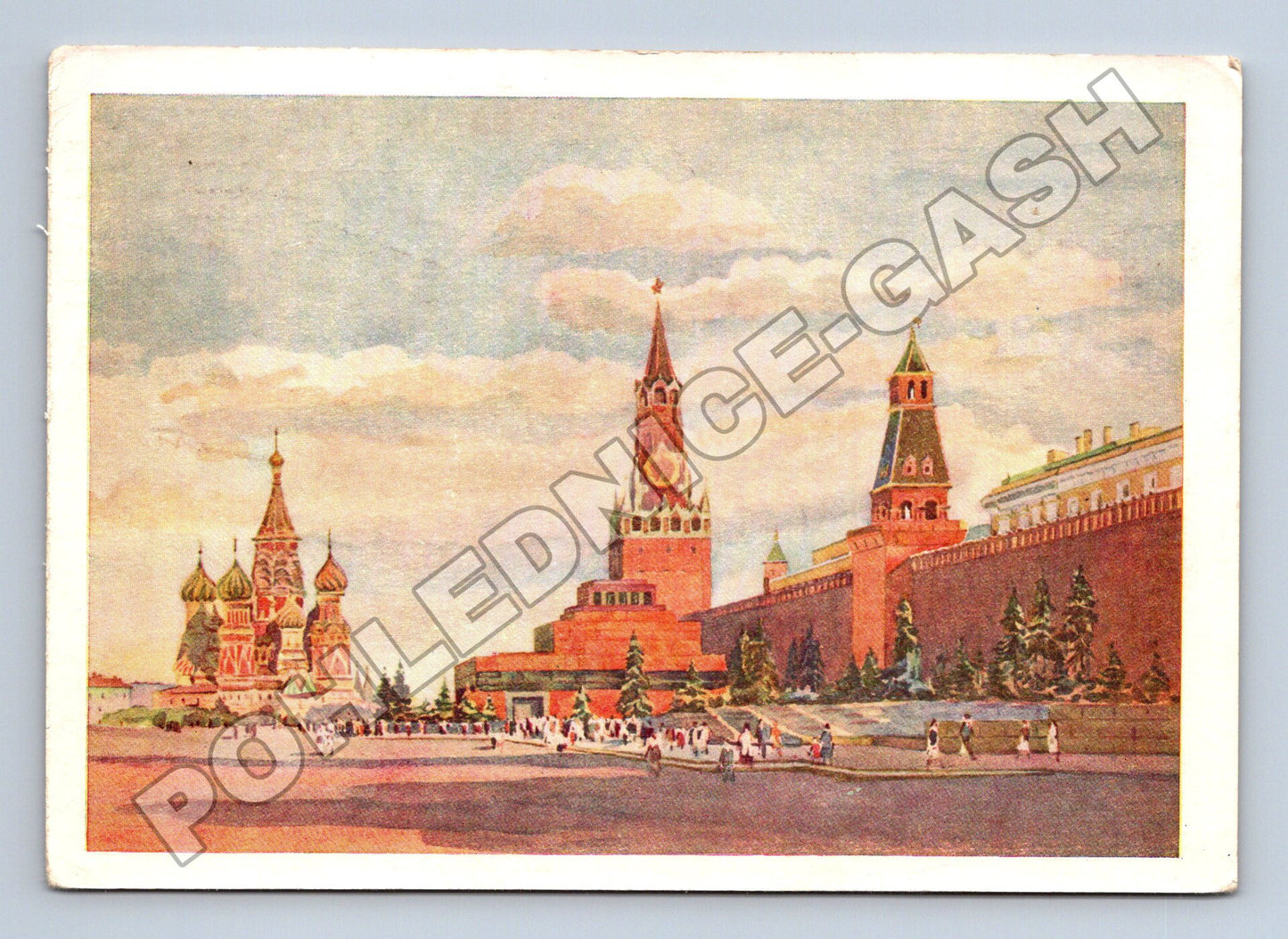 Pohlednice Rusko Moskva Rudé náměstí 1956 (M35845)