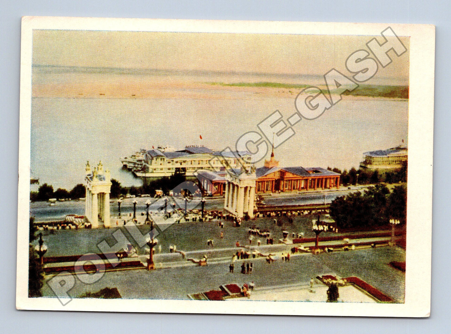 Pohlednice Rusko Volgograd přístav 1964 (M35858)