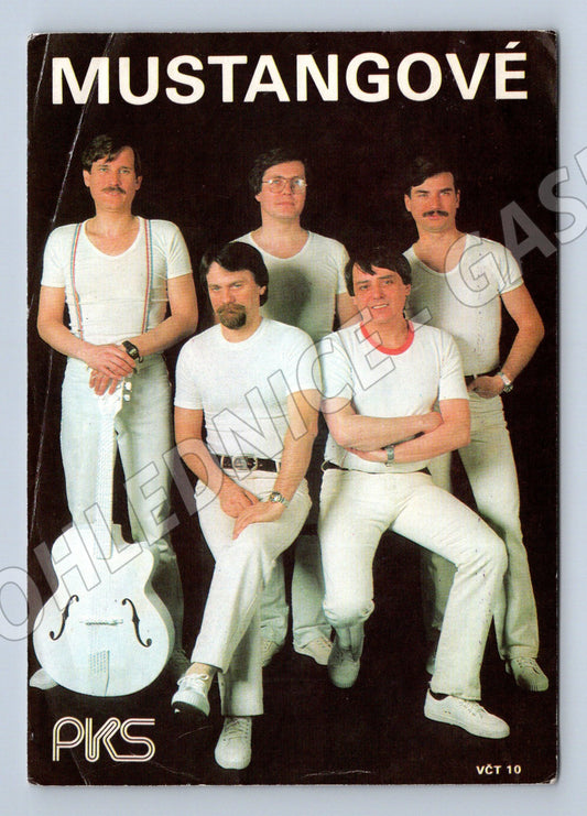 Postcard group Mustangs retro (M3586)