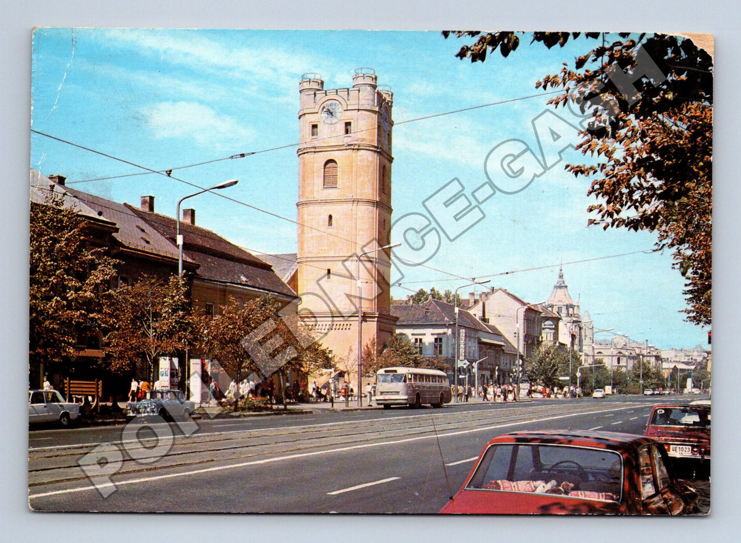 Pohlednice Maďarsko Debrecen Kistemplom ulice 1970s (M35871)