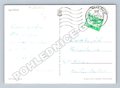 Pohlednice Německo Erfurt IGA květinová zahrada 1977 (M35874)