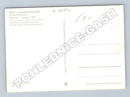 Pohlednice Německo Berlin Schauspielhaus 1986 (M35877)