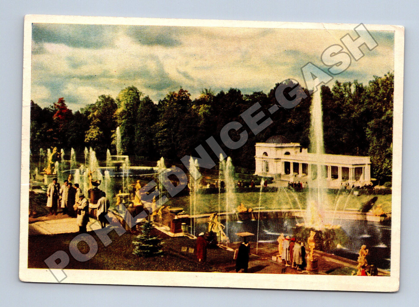 Pohlednice Rusko Peterhof Velká kaskáda 1963 (M35882)