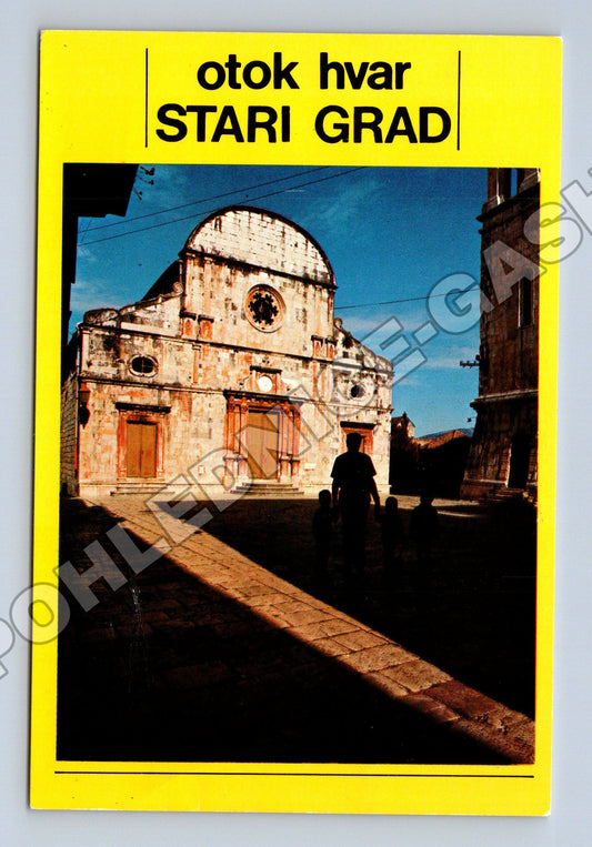 Pohlednice Chorvatsko Hvar Stari Grad kostel sv. Rocha (M35884)