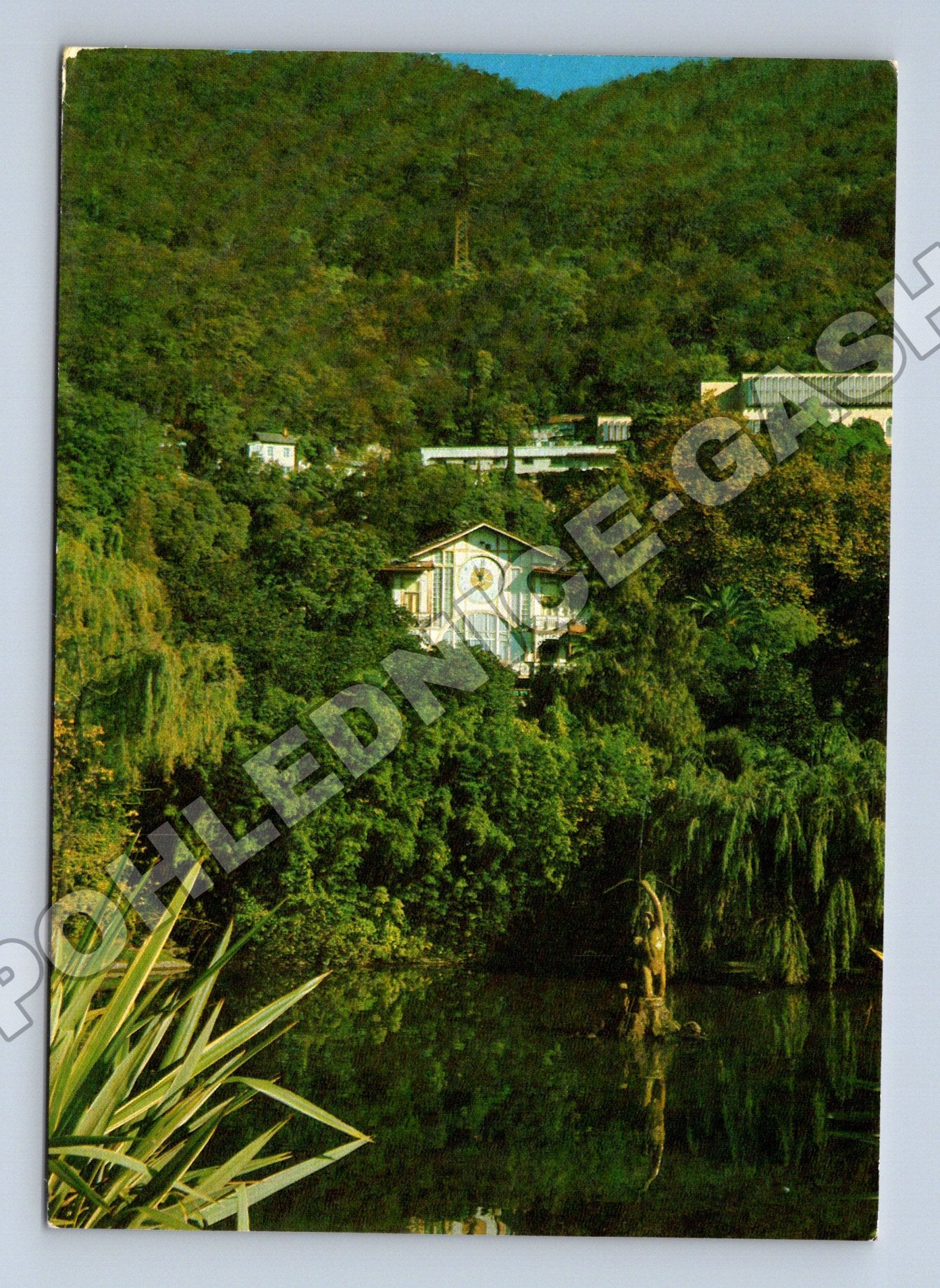 Pohlednice SSSR Gagra Hotel Gagripsh 1982 (M35898)