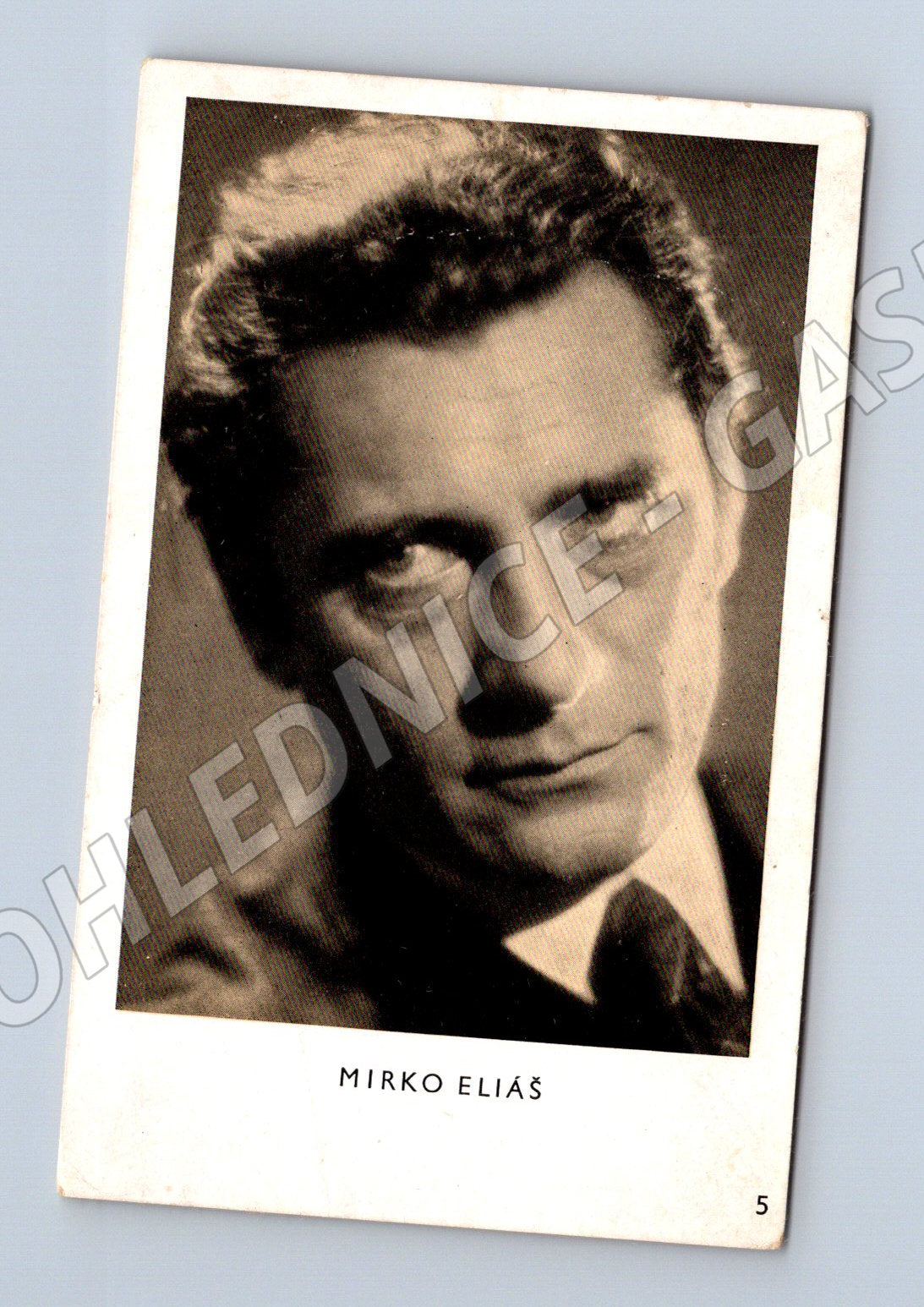 Pohlednice Mirko Eliáš retro portrét (M3590)