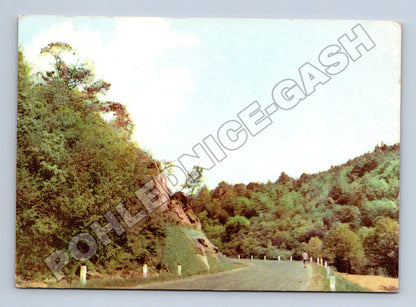 Pohlednice Polsko Bieszczady horská cesta 1965 (M35905)