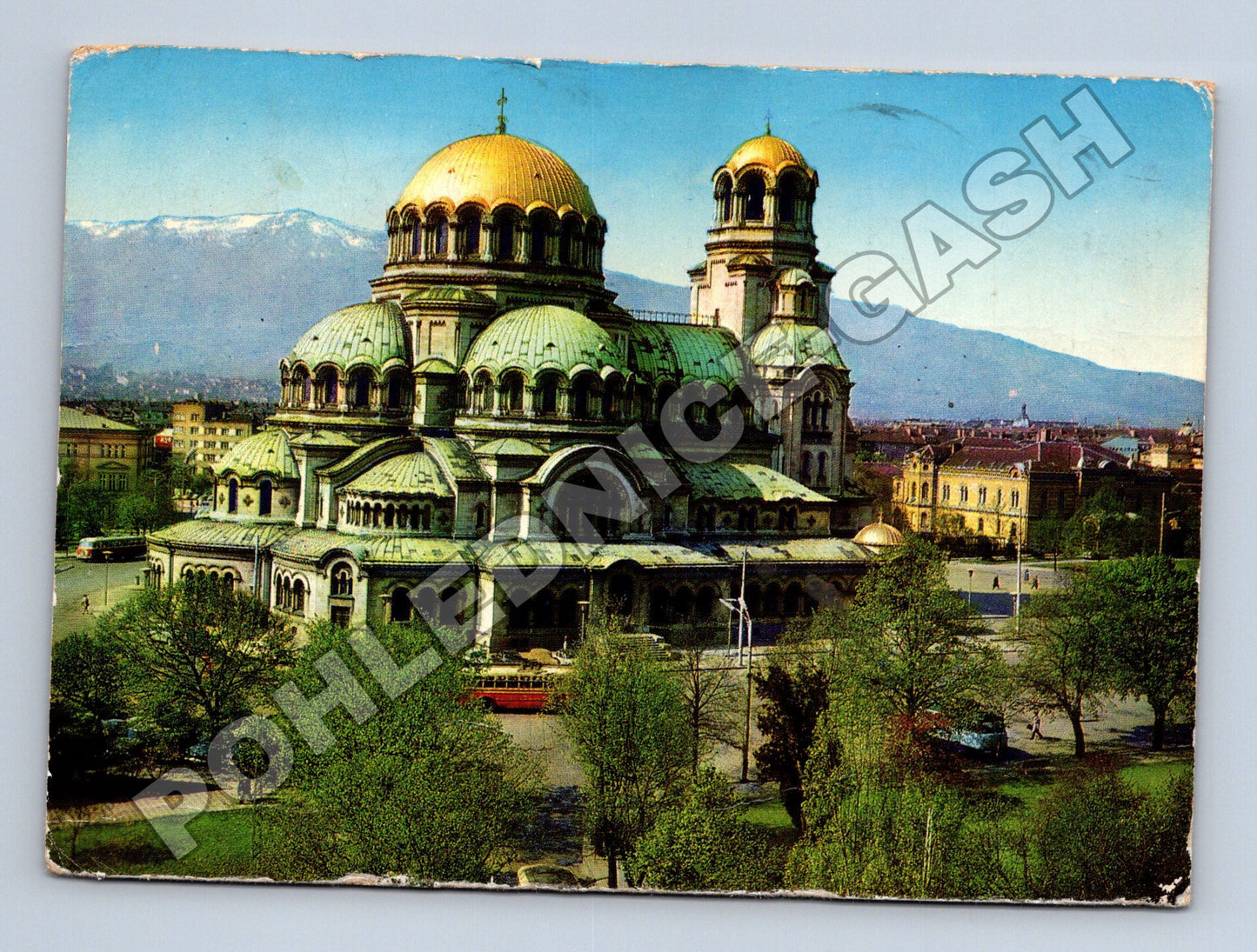 Pohlednice Bulharsko Sofia Chrám sv. Alexandra Něvského 1967 (M35924)