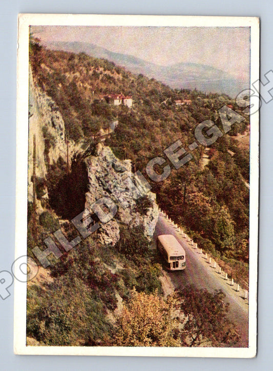 Pohlednice Rusko Krym Yalta Sevastopol autobus 1961 (M35925)