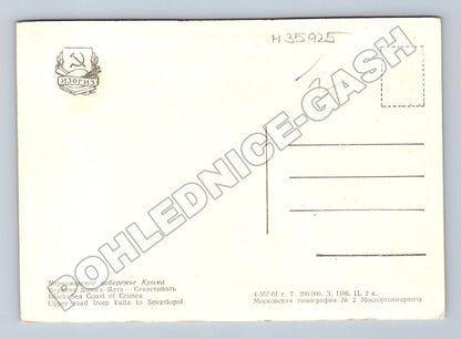 Pohlednice Rusko Krym Yalta Sevastopol autobus 1961 (M35925)