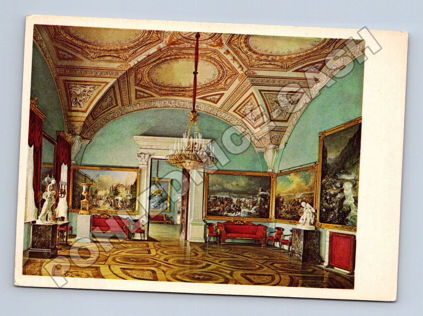 Pohlednice Rusko Ermitáž Zimní palác vojenský sál (M35932)