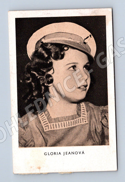 Pohlednice Gloria Jeanová portrét sběratelská (M3594)