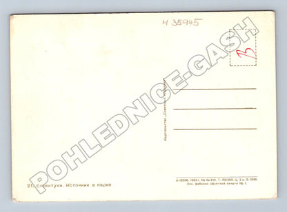 Pohlednice Rusko Jeesentuky pramen v parku 1964 (M35945)