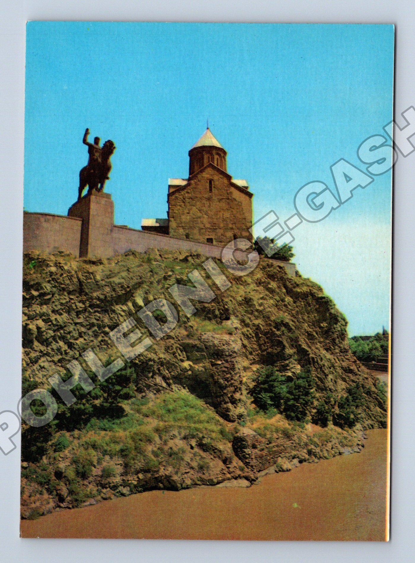 Pohlednice Gruzie Tbilisi památník V. Gorgasali 1980 (M35950)