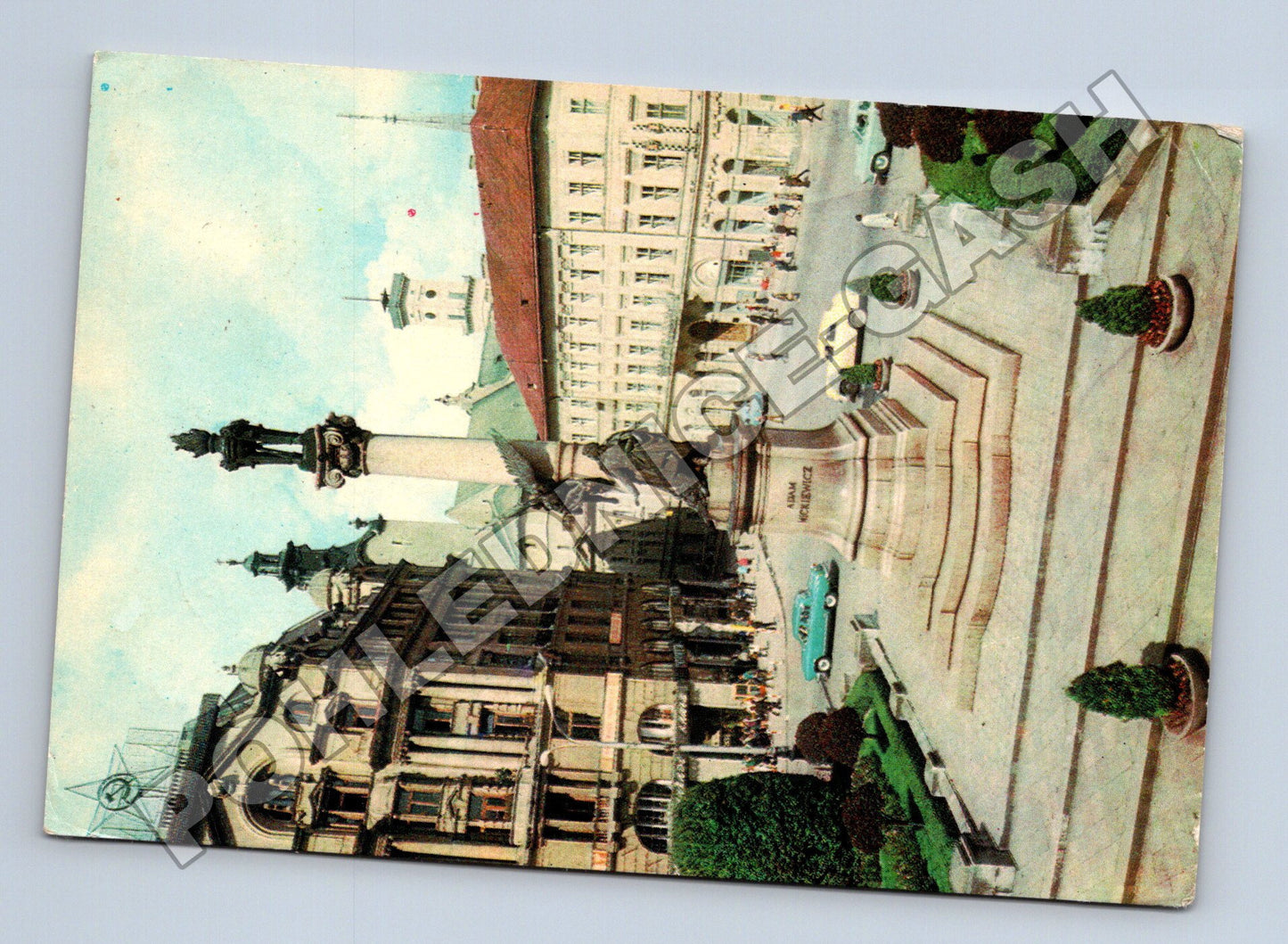 Pohlednice Ukrajina Lviv Památník A. Mickiewicze 1971 (M35966)