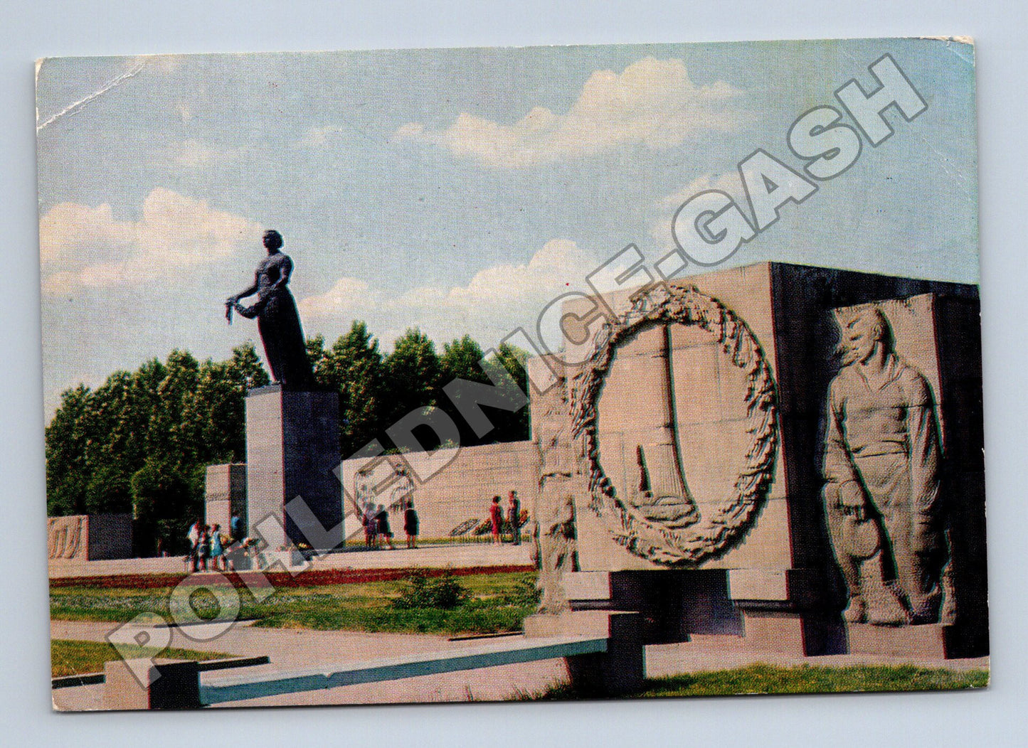 Pohlednice Rusko Leningrad Piskarevskoje kladbišče 1971 (M35982)