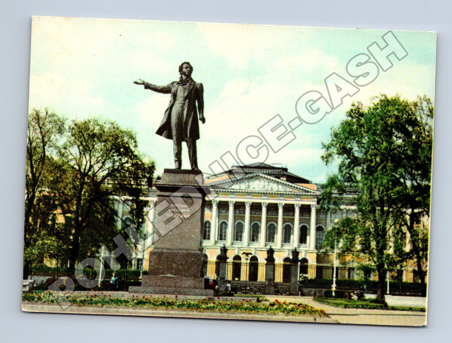 Pohlednice Rusko Leningrad Puškinův pomník 1964 (M35987)