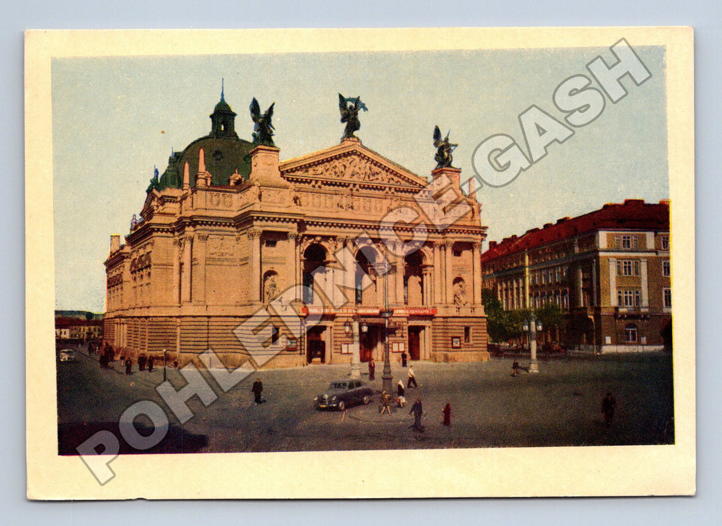Pohlednice Ukrajina Lviv opera balet 1960 (M36004)