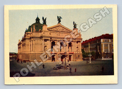 Pohlednice Ukrajina Lviv opera balet 1960 (M36004)