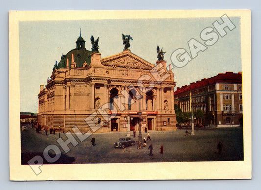 Pohlednice Ukrajina Lviv opera balet 1960 (M36004)