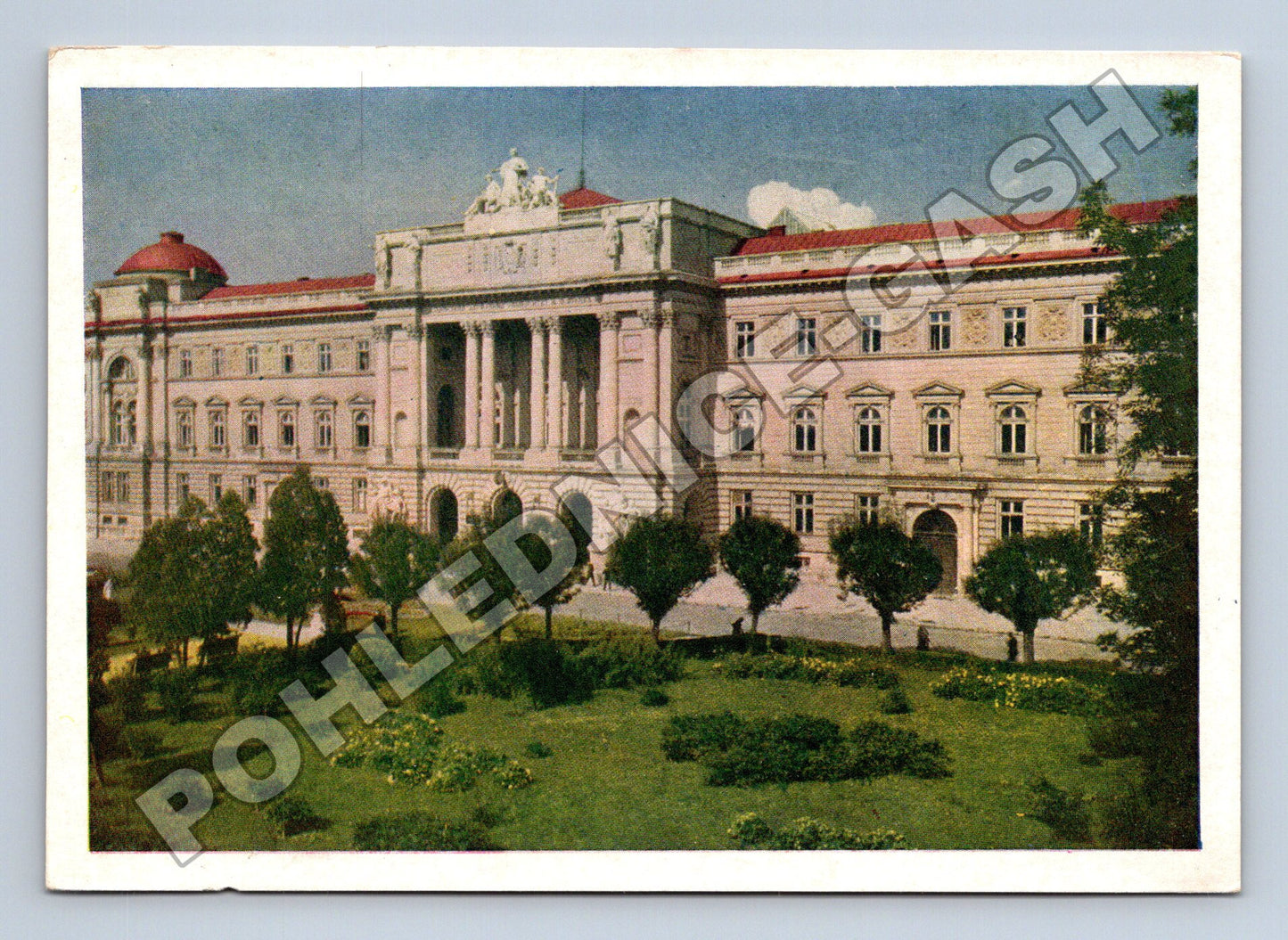 Pohlednice Ukrajina Lvov Ivan Franko univerzita 1961 (M36006)