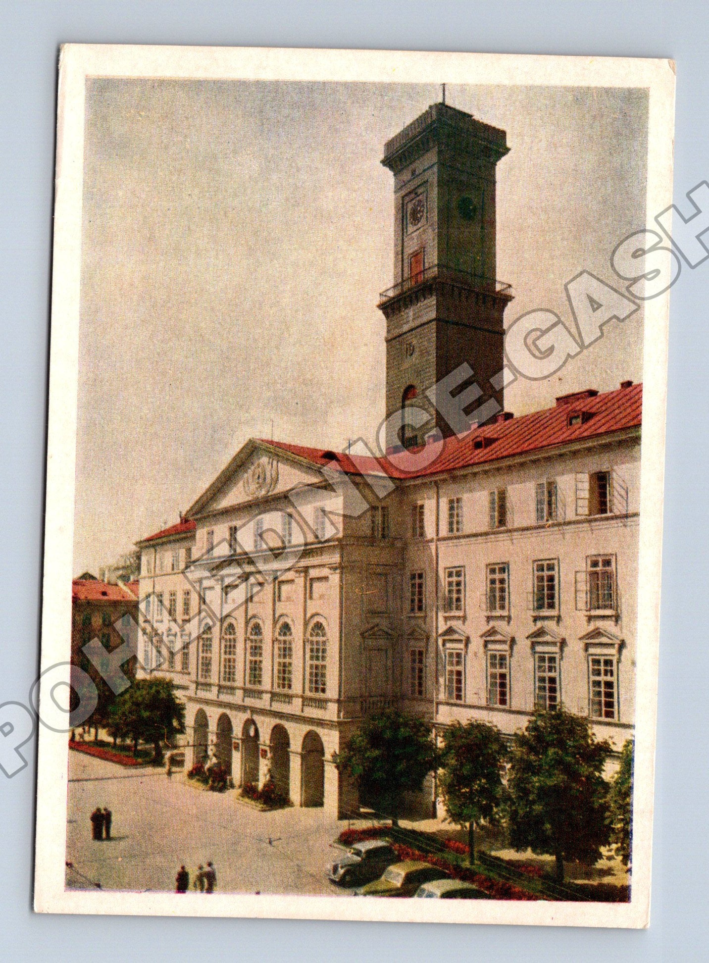 Pohlednice Ukrajina Lvov Městská rada 1960 (M36011)