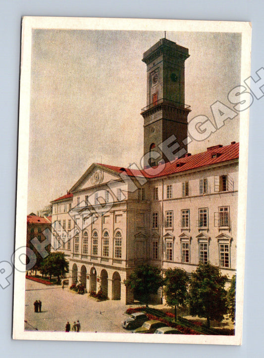 Pohlednice Ukrajina Lvov Městská rada 1960 (M36011)