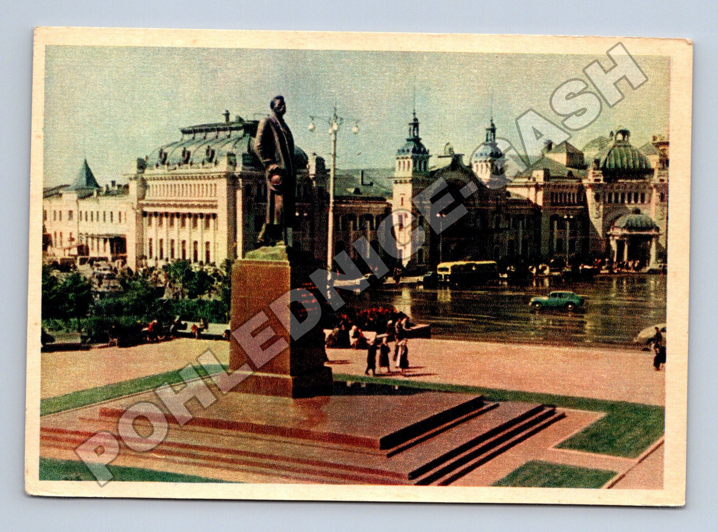 Pohlednice Rusko Moskva památník A. M. Gorkému 1957 (M36016)