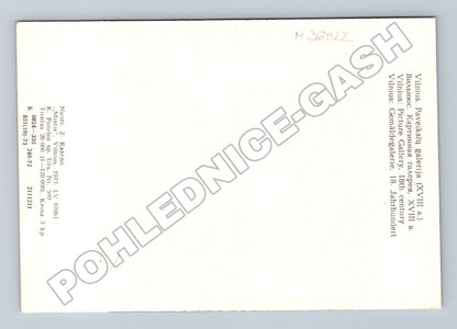 Pohlednice Litva Vilnius 18. století galerie 1973 (M36022)