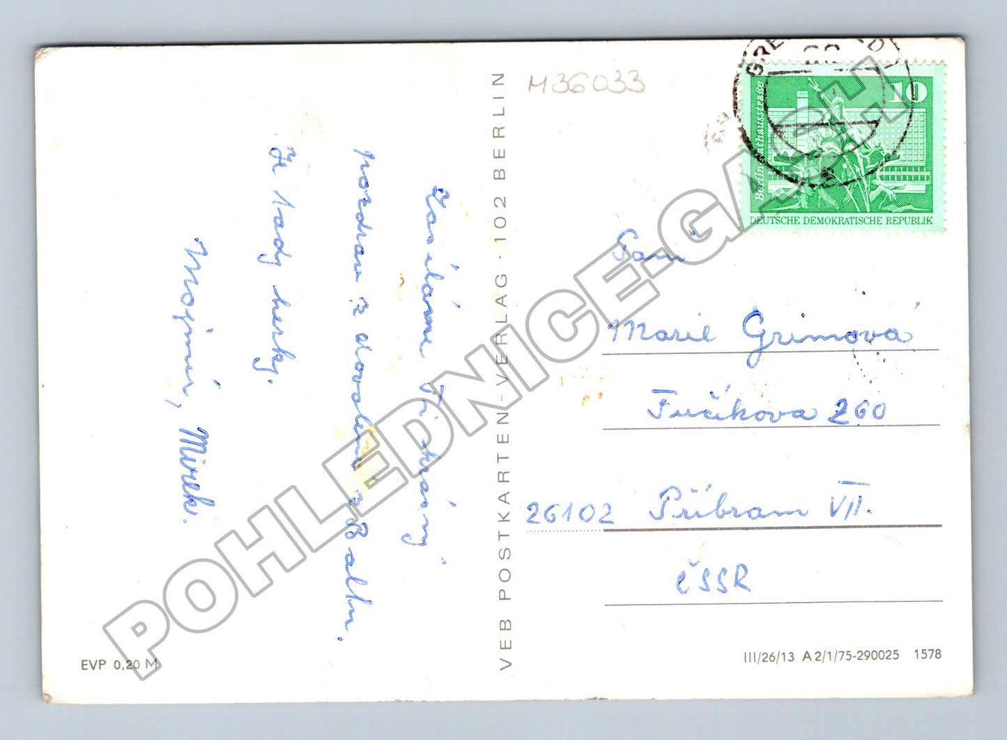 Pohlednice Německo moře vlnolamy (M36033)