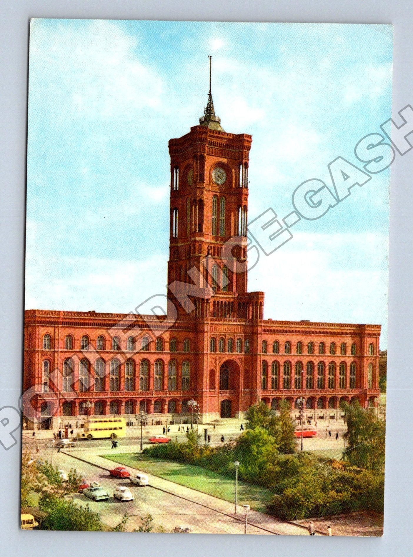 Pohlednice Německo Berlín Rotes Rathaus 1970 (M36055)