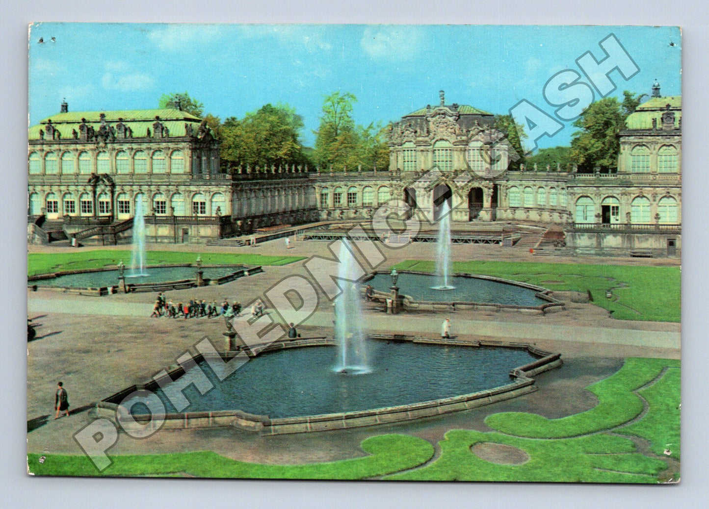 Pohlednice Německo Drážďany Zwingerhof 1970 (M36062)