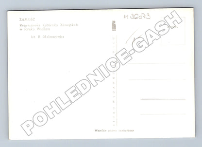Pohlednice Polsko Zamość Renesanční dům (M36073)