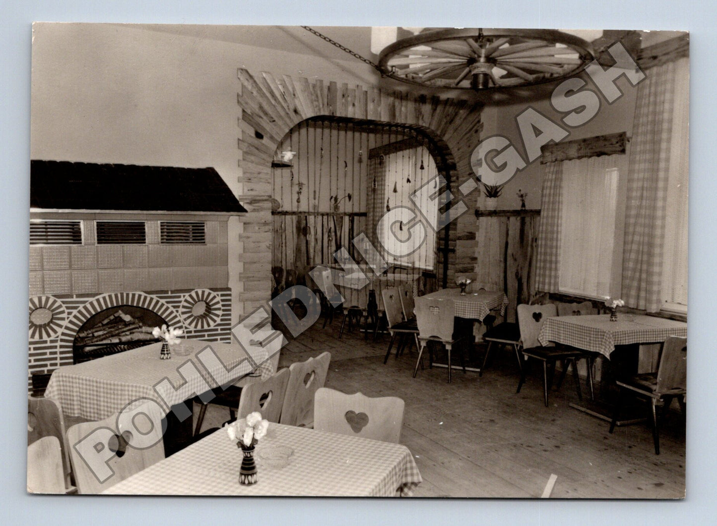 Pohlednice Německo Reinsdorf hostinec Zur Salzmest 1970s (M36075)