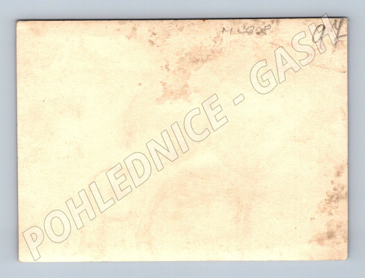 Pohlednice reliéf portrét osobnosti německý nápis (M3608)