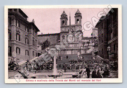 Pohlednice Italie Řím Španělské schody (M36084)