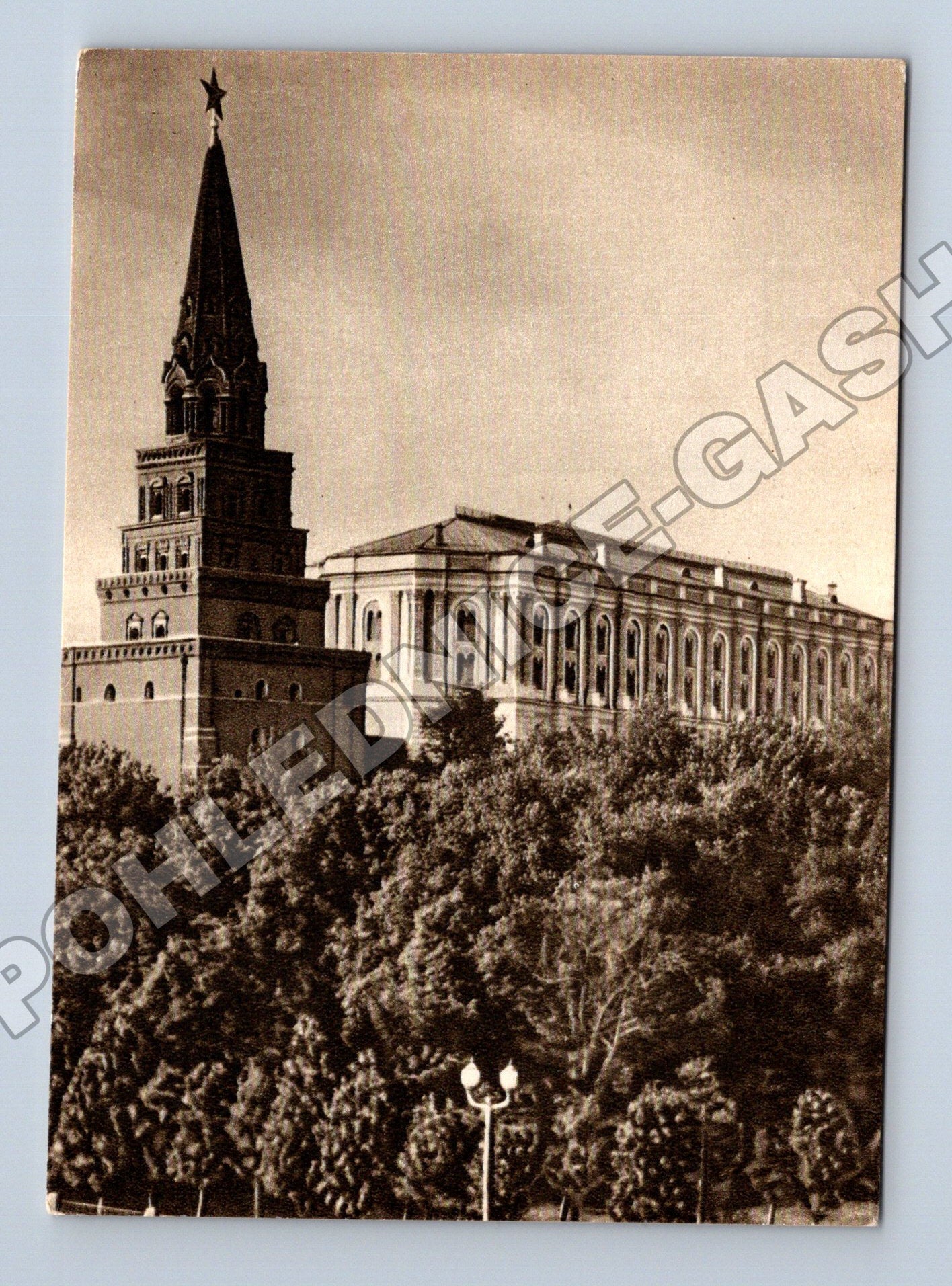 Pohlednice Rusko Moskevský Kreml Borovitská věž 1956 (M36088)