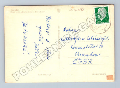 Pohlednice Německo Drážďany Italienisches Dörfchen 1983 (M36092)