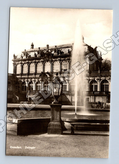 Pohlednice Německo Drážďany Zwinger fontána 1968 (M36104)