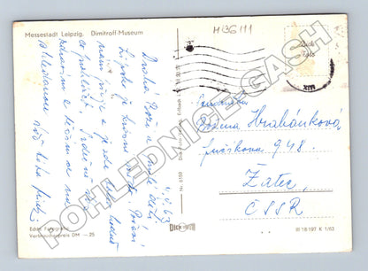 Pohlednice Německo Leipzig Dimitroff-Museum 1963 (M36111)