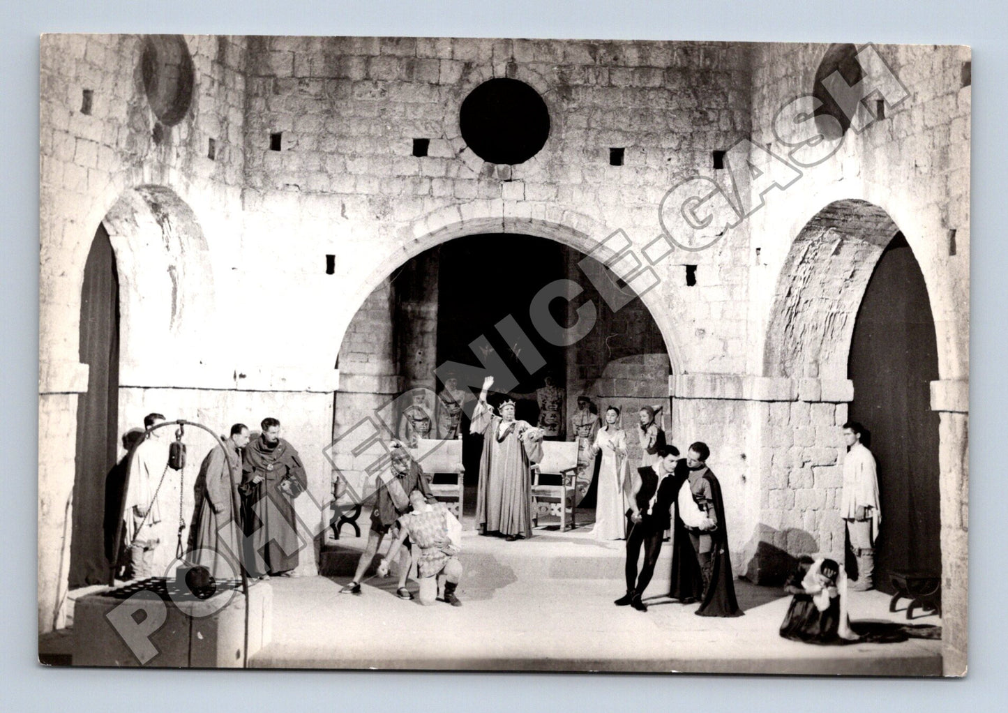 Pohlednice Chorvatsko Dubrovník Letní hry scéna (M36112)