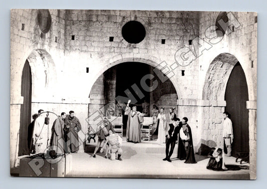 Pohlednice Chorvatsko Dubrovník Letní hry scéna (M36112)