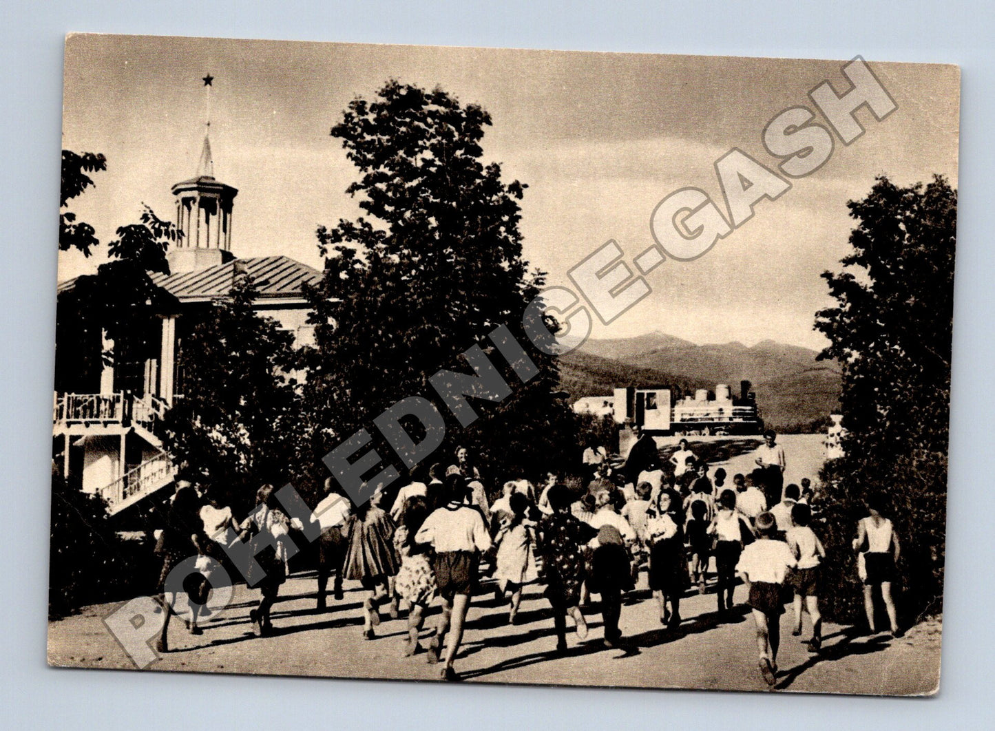 Pohlednice Rusko Yuzhno-Sakhalinsk dětská železnice 1966 (M36117)