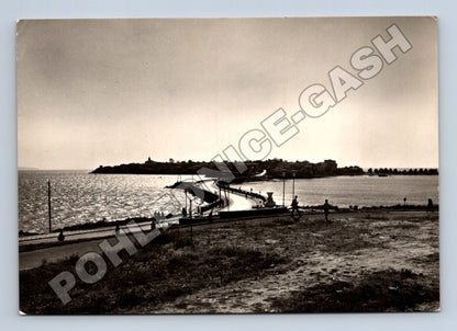 Pohlednice Bulharsko Nesebar most na ostrov 1964 (M36118)