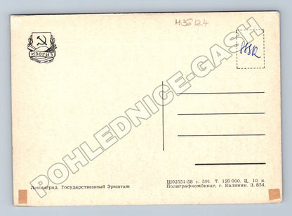 Pohlednice Rusko Leningrad Ermitáž 1958 (M36124)