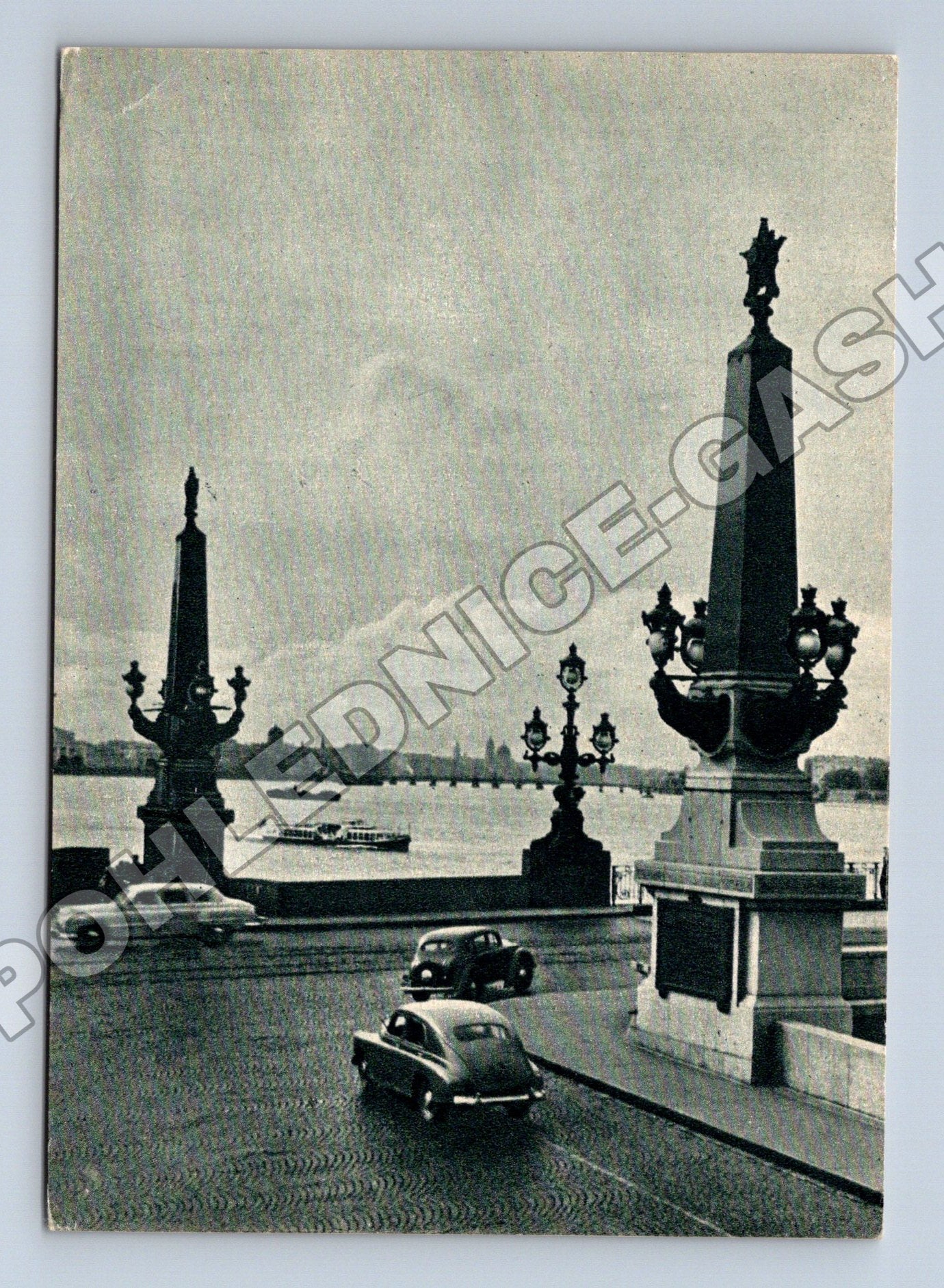 Pohlednice Rusko Leningrad Neva u Kirovského mostu 1958 (M36125)