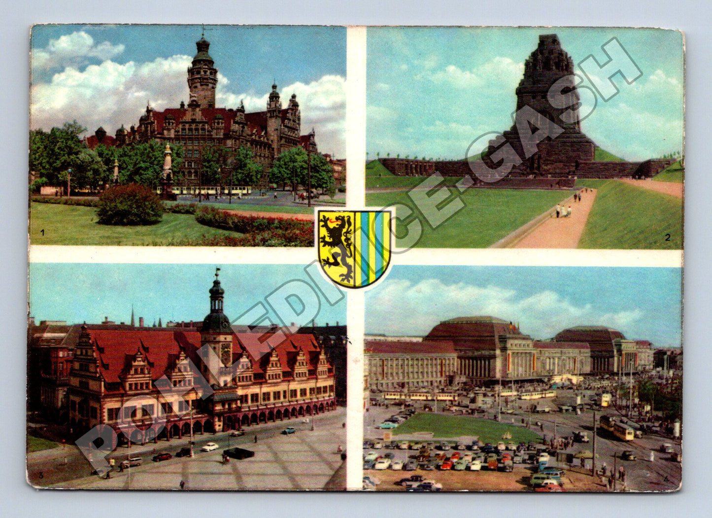Pohlednice Německo Lipsko multi-pohled (M36134)